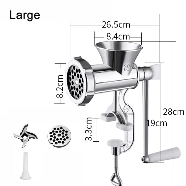 Meat Grinder Manual Mincer Sausage Maker Table Mount