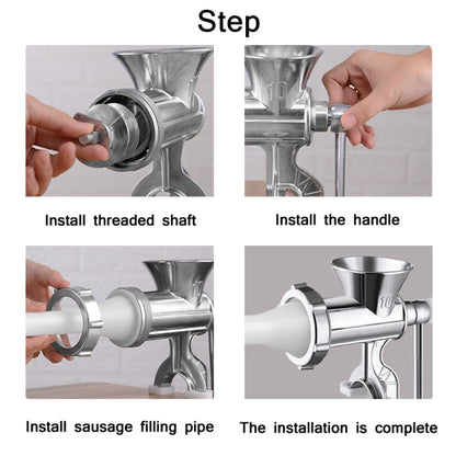 Meat Grinder Manual Mincer Sausage Maker Table Mount