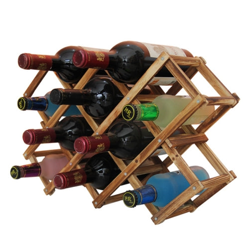 eco-friendly wooden wine rack